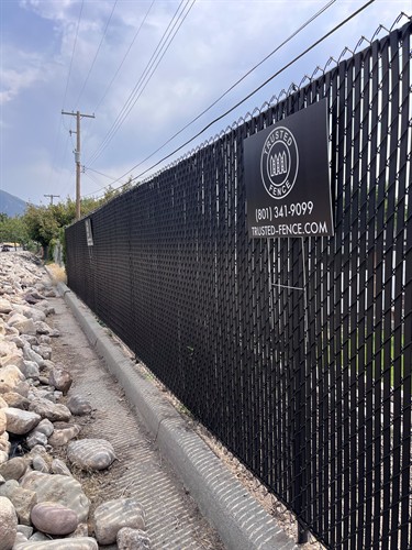 Chain link fence
