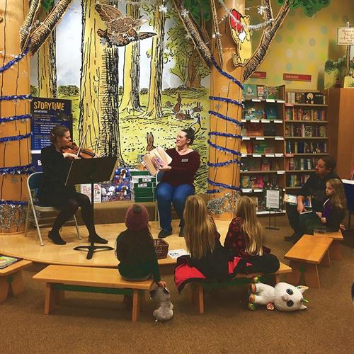 2019 - Barnes and Noble Book Fair - Christie Becker in Violin and Ann Jacobs 2019 - Barnes and Noble Book Fair - Christie Becker in Violin and Ann Jacobs