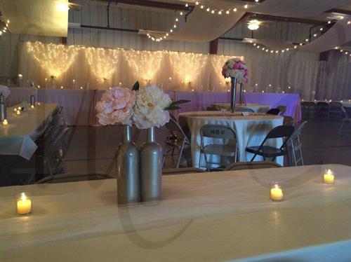 Wedding Rentals, Backdrops & Centerpieces 