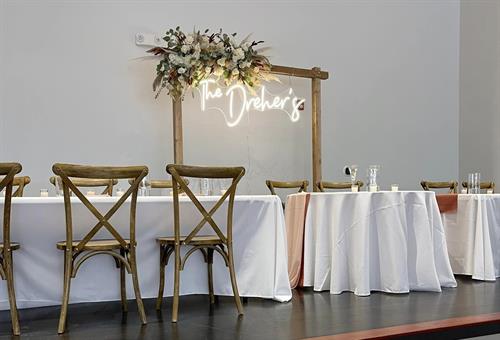 Wedding Backdrop & Head Table Decor Rentals