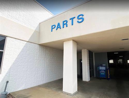 Lewis Ford of Hays Parts Department Entrance