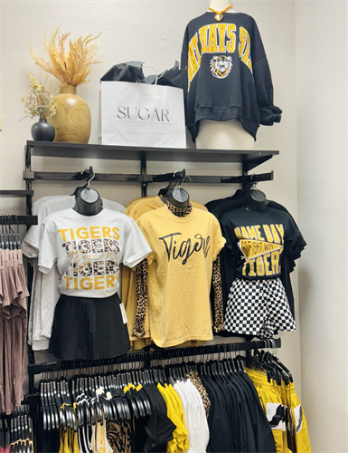 Go Tigers! A picture of our Tiger Game Day display! Go Tigers! A picture of our Tiger Game Day display!