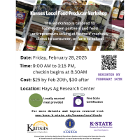 Local Food Producer Workshop - Friday, February 28