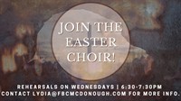 Palm Sunday and Easter Community Choir