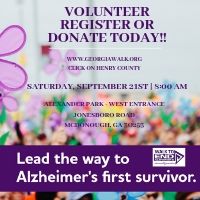 Walk To End Alzheimer's - Henry County