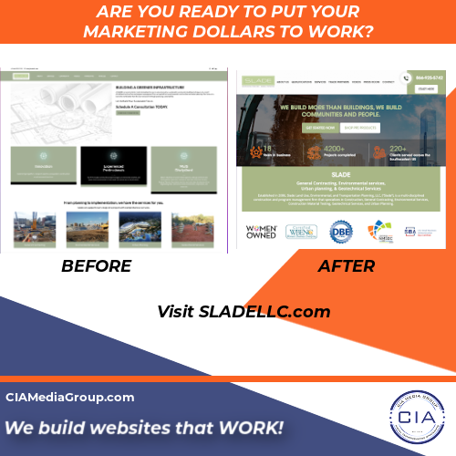 Sladellc.com Website Before/After Example