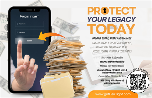 Store all important documents in a personal electronical vault!!