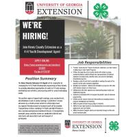  Henry County Extension Hiring - 4-H Agent