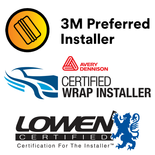 Wrap Certifications from 3m, Avery, and Lowen