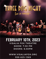 Three Dog Night at Visalia Fox Theatre
