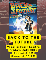Visalia Fox Theatre: Back to the Future - The Movie