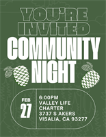 Community Night at Valley Life Charter