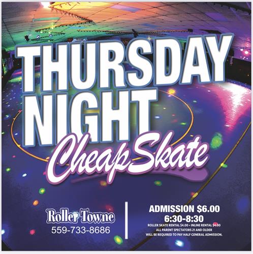 Every Thursday night, Admission is ONLY $6.00!!!