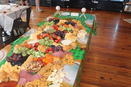 Baseball Charcuterie Table