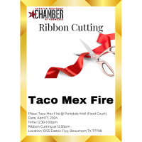Ribbon Cutting for Taco Mex Fire
