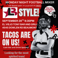 LB Alumni and C/O 2026 Monday Night Football Mixer