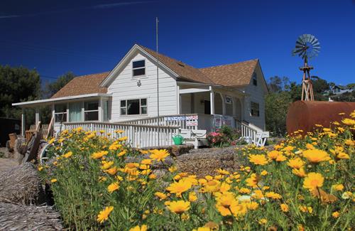 The wonderfully restored Teten Farmhouse.