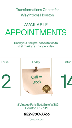 Ready to make a change? Call 832-300-7766 to book a free pre-consultation at our Vintage Park office.