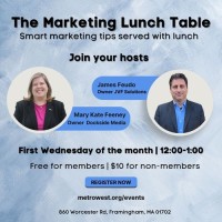 The Marketing Lunch Table - Smart marketing tips, served with lunch.