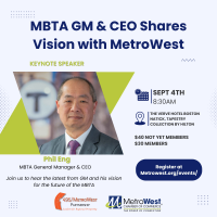 MBTA GM Shares Vision with MetroWest
