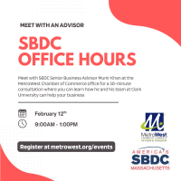 SBDC at Clark University Office Hours (Feb 2026)