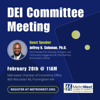 DEI Committee Meeting w/ Gest Speaker Jeffrey K. Coleman, Ph.D.
