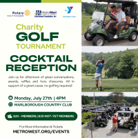 Charity Golf tournament - Cocktail Reception