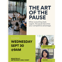 The Art of the Pause: When everything feels urgent, the pause becomes your competitive advantage.