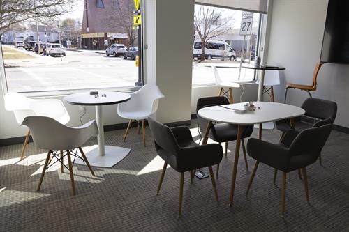 Metroworks-Natick Common meeting tables
