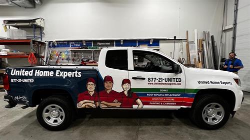 Full Vehicle Wrap for United Home Experts