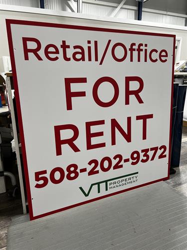 VTT Property Management For Rent Sign