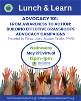 MWNN Advocacy 101 Lunch & Learn