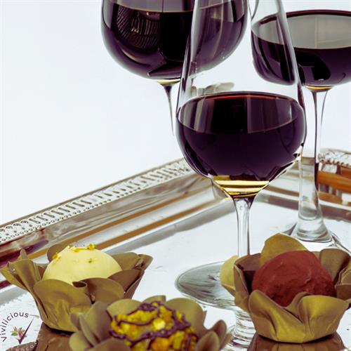 Chocolate truffles and wine pairings