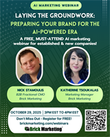 AI Marketing Webinar - Laying the Groundwork: Preparing Your Brand for the AI-Powered Era