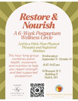 Restore & Nourish: A 6-Week Postpartum Wellness Circle