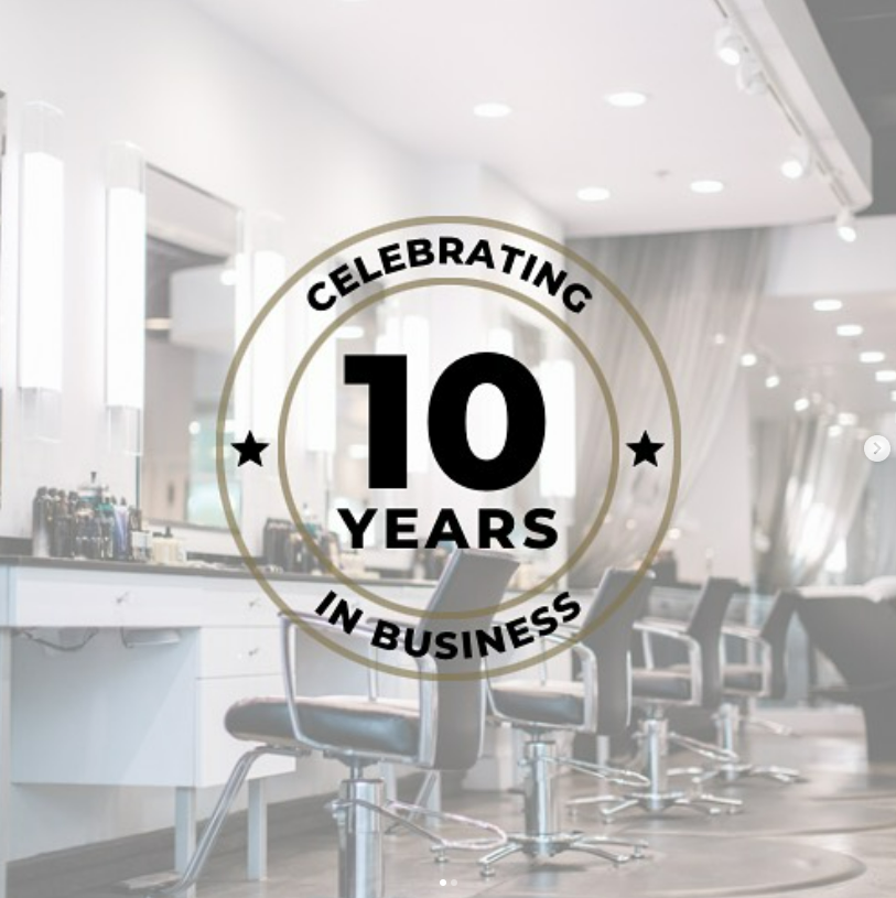 Image for Congratulations to Vivid Hair Boutique & Blow Dry Bar for Celebrating 10 Years in Business
