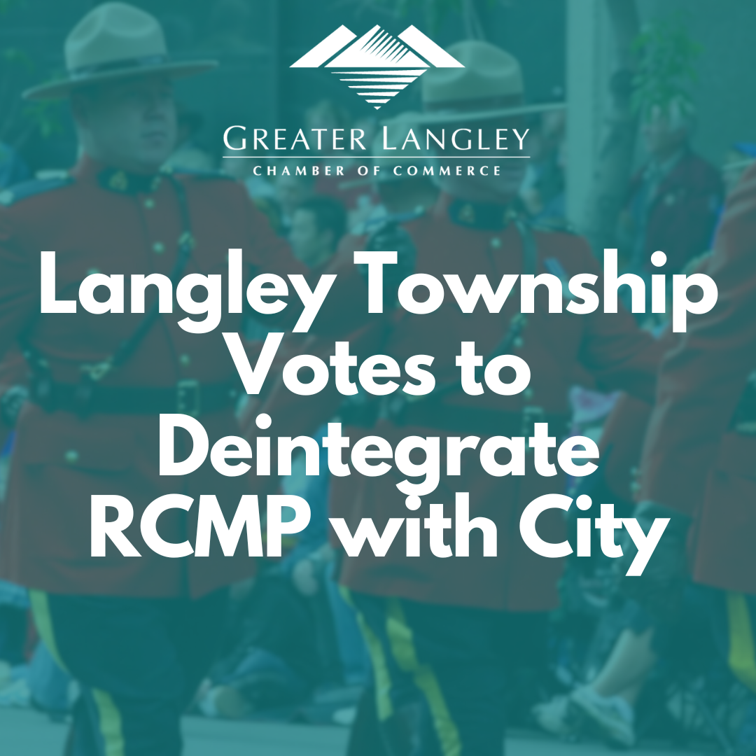 Langley Township to Deintegrate RCMP with City of Langley