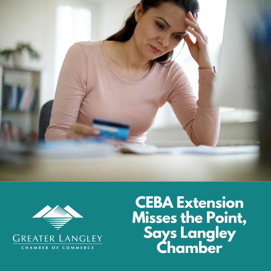 News Release CEBA Extension Misses the Point Says Greater Langley