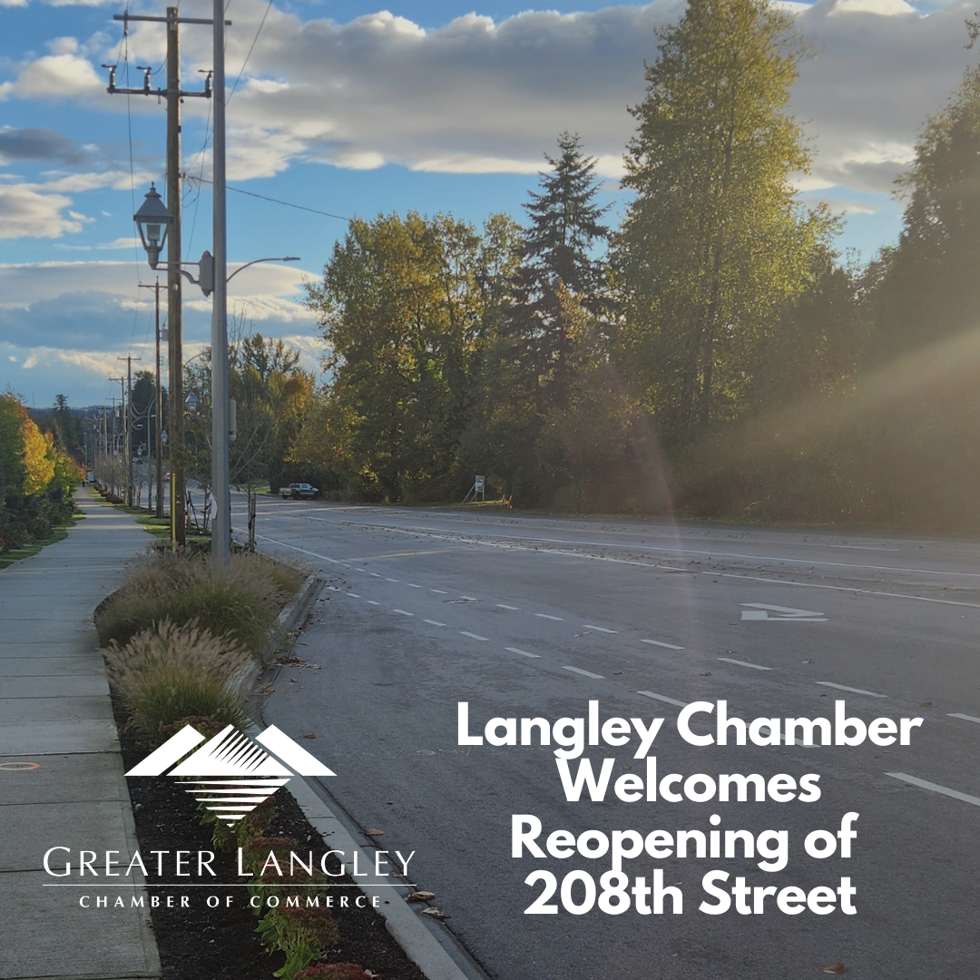 Image for Langley Chamber Welcomes Reopening of 208th Street