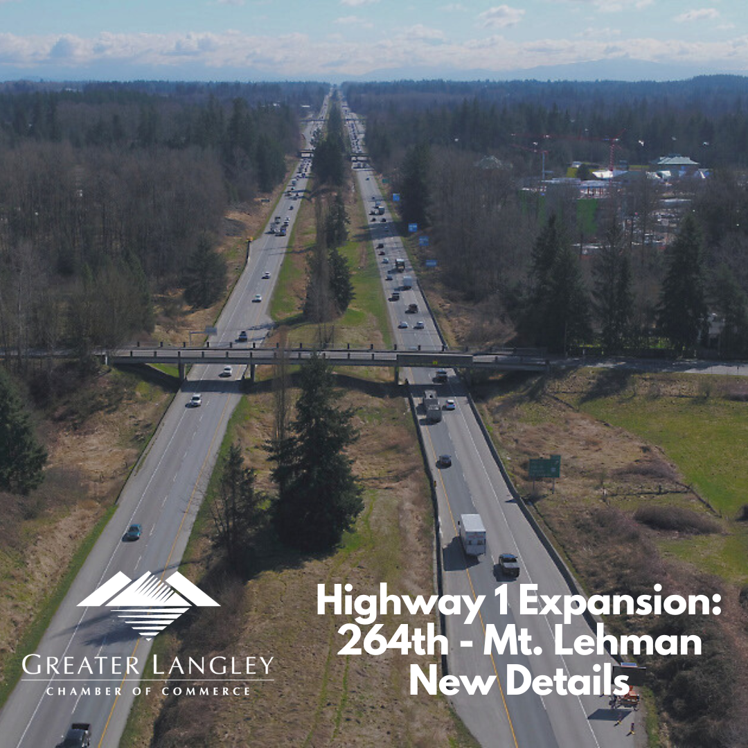 Image for Province Announces Timeline and Budget for Highway 1 Widening from 264th Street to Mt. Lehman Road