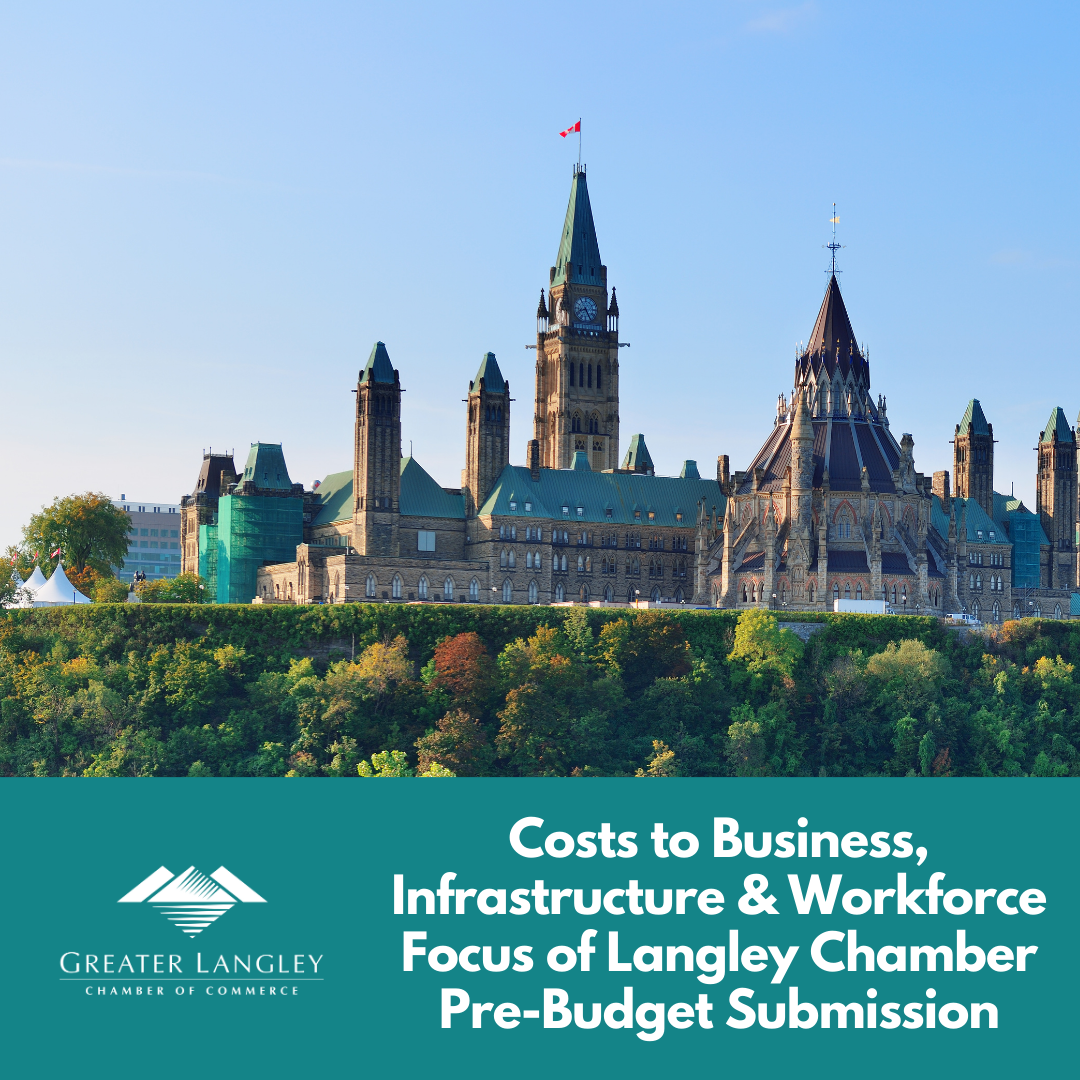 Image for Langley Chamber Calls for Lower Business Costs, More Infrastructure Investment, and Workforce Focus in Pre-Budget Submission