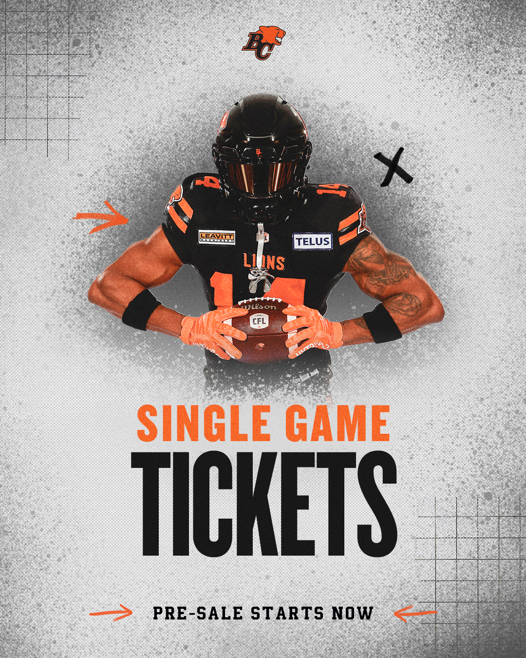 Get Single Game BC Lions Tickets Now with Your Exclusive Pre-Sale Access!