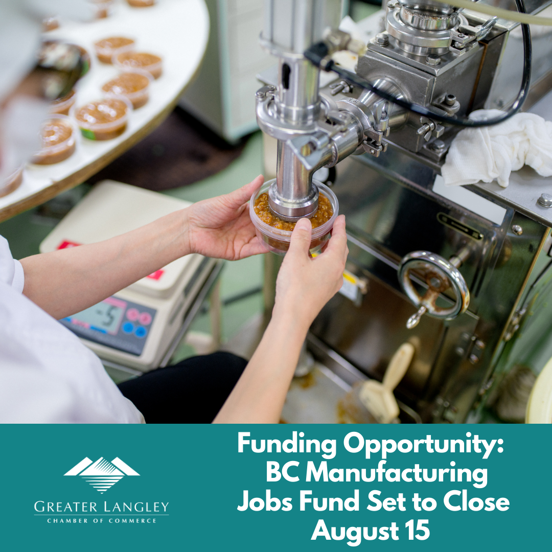 Image for Funding Opportunity:  BC Manufacturing Jobs Fund Set to Close August 15