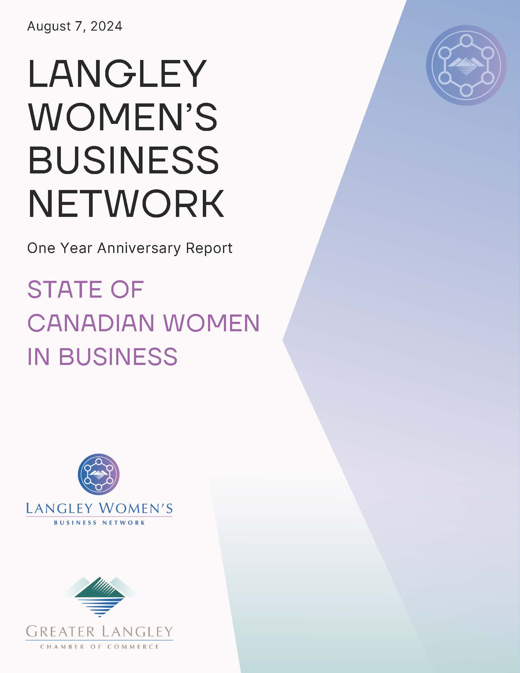 Langley Women’s Business Network Releases "State of Canadian Women in Business" Report