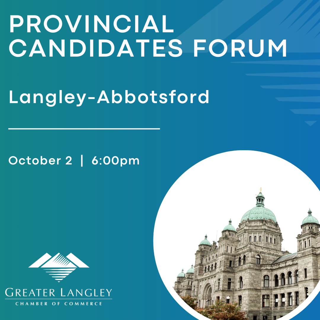 Image for Chamber Hosts Forum with Candidates in Langley-Abbotsford Riding