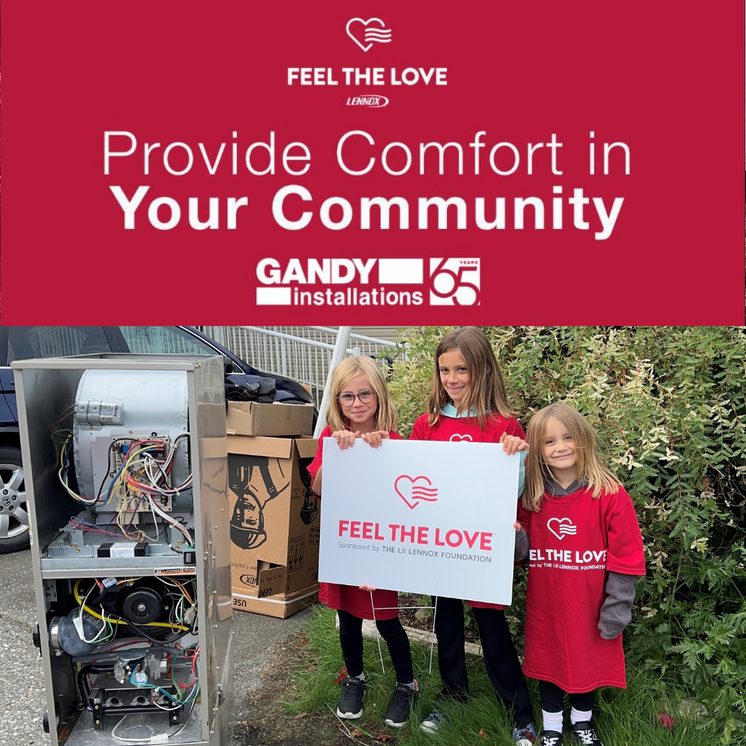 Gandy Installations 'Feeling the Love' In Langley