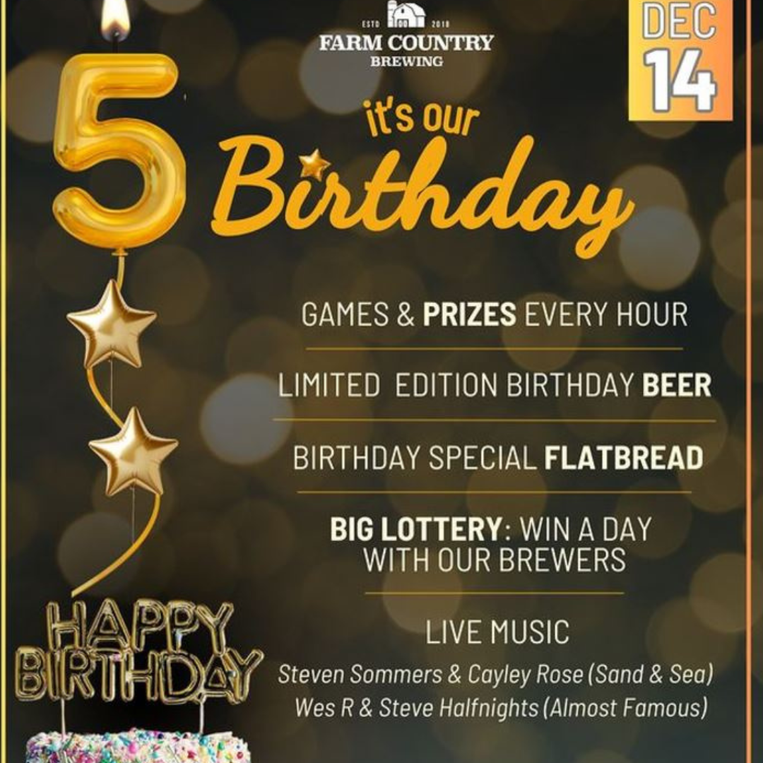 Image for Celebrate with Farm Country Brewing on December 14