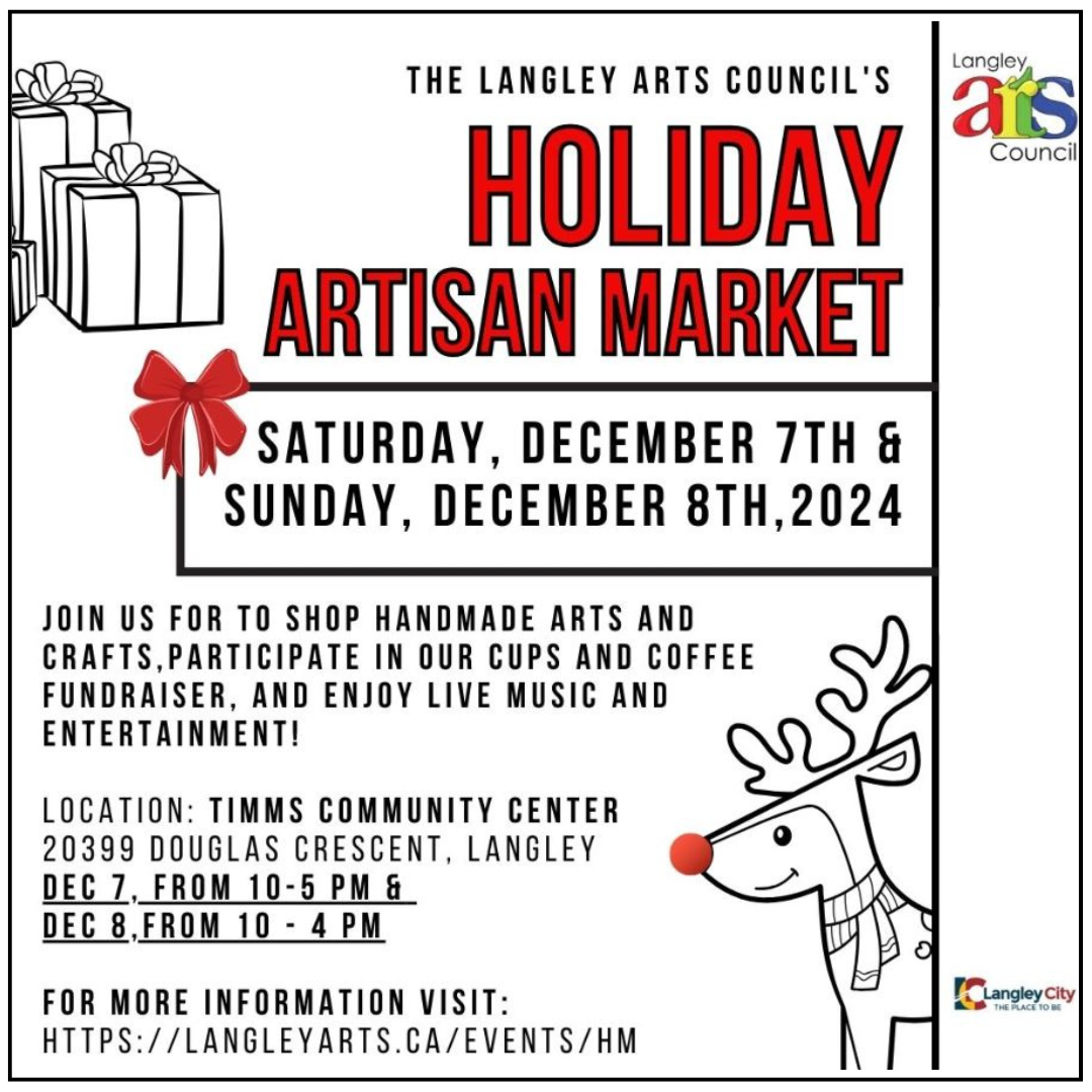 Image for Join Langley Arts Council for their Annual Holiday Artisan Market