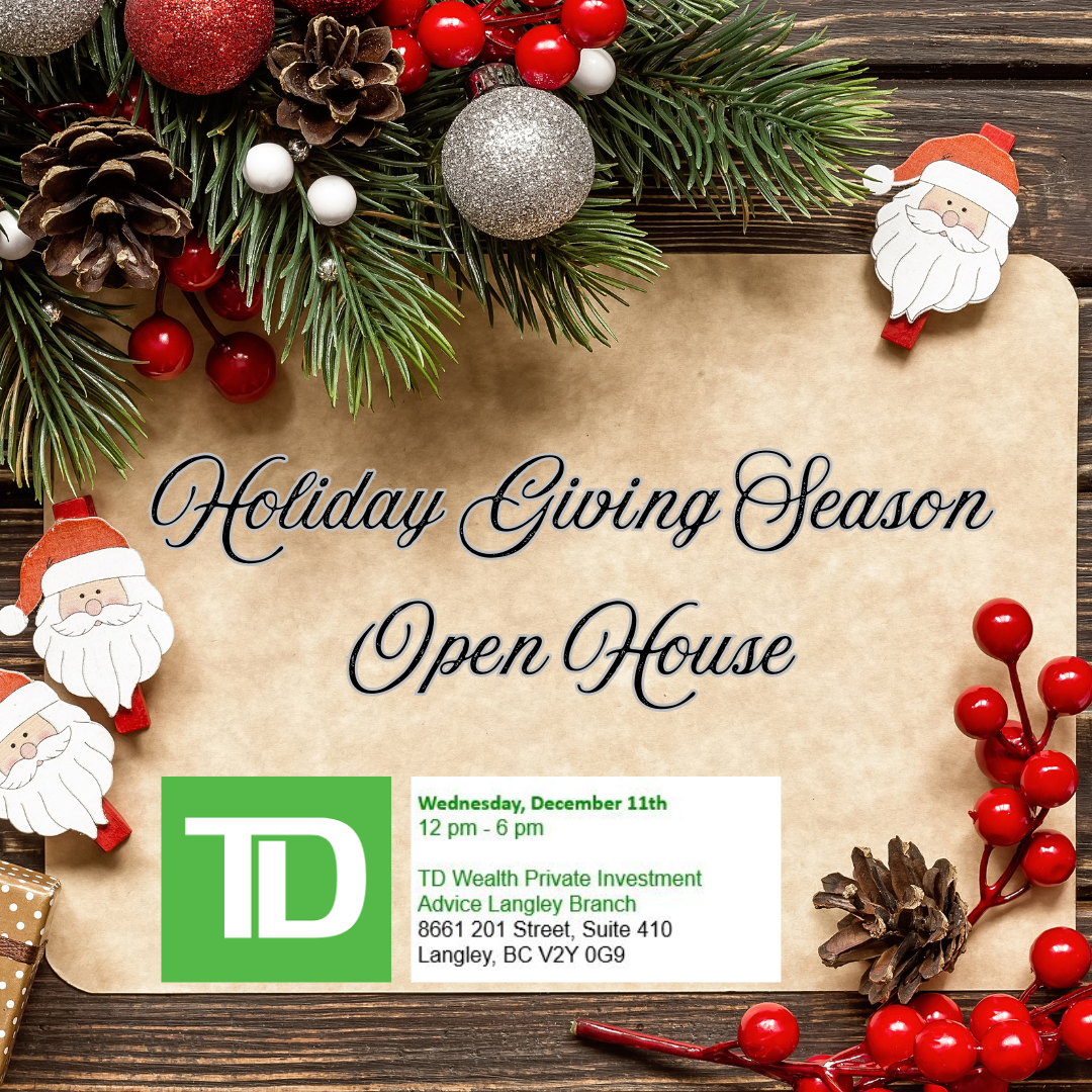 Image for TD Extends Invitation to Holiday Giving Season Open House