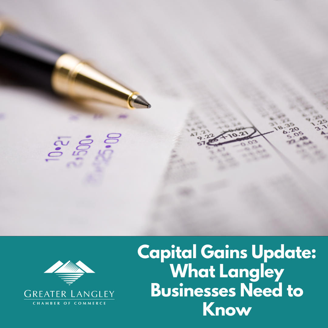 Image for Capital Gains Inclusion Rate Update: What Langley Businesses Need to Know